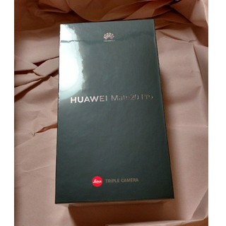 アンドロイド(ANDROID)の新品 Huawei Mate 20 Pro ミッドナイトブルー LYA-L29(スマートフォン本体)
