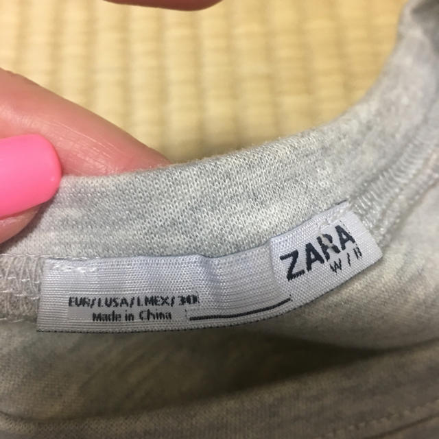 ZARA(ザラ)のZARA  ファー  トレーナー  MIXファー レディースのトップス(トレーナー/スウェット)の商品写真