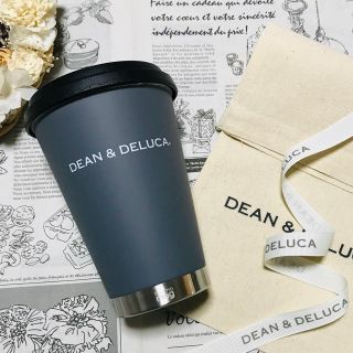 ディーンアンドデルーカ(DEAN & DELUCA)のラッピングセット付きDEAN&DELUCA 限定タンブラー グレー マイボトル (タンブラー)