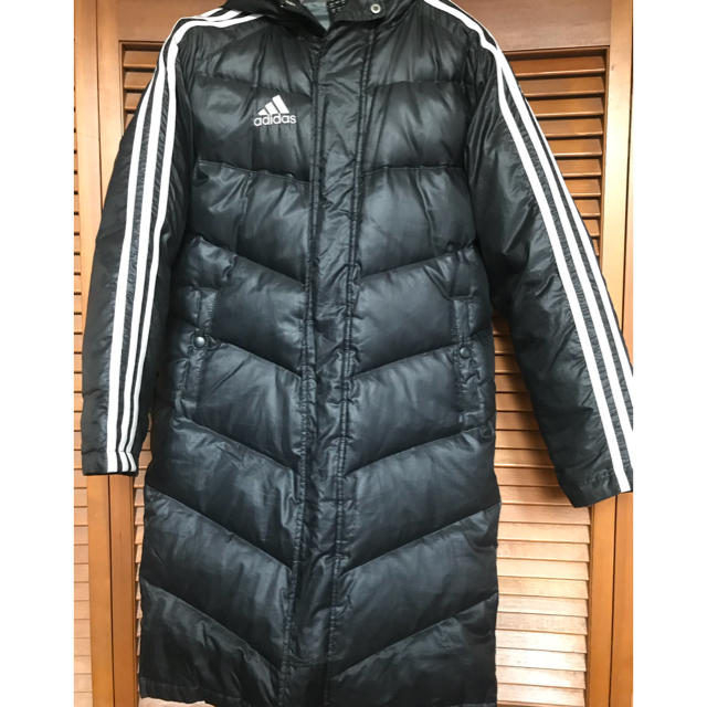 adidas(アディダス)のadidas ベンチコート キッズ/ベビー/マタニティのキッズ服女の子用(90cm~)(コート)の商品写真