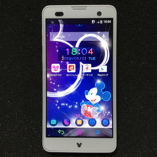 富士通 - Disney Mobile docomo F-07E スマートフォン 64GBの通販 by