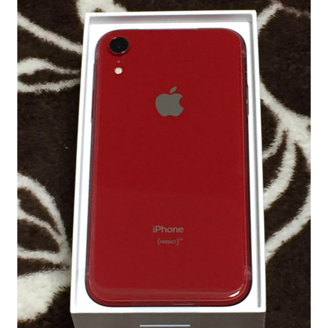 iPhone XR 64gb au SIMフリー レッド 赤 SIMロック解除済