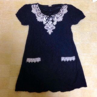 アクシーズファム(axes femme)のaxes femme黒総レースワンピ♥︎(ミニワンピース)