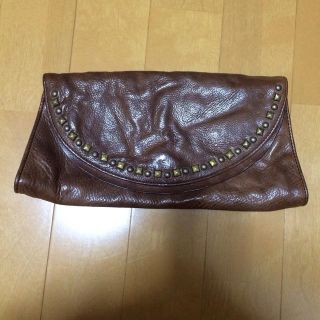 マウジー(moussy)のmoussy★本革レザークラッチバッグ(クラッチバッグ)