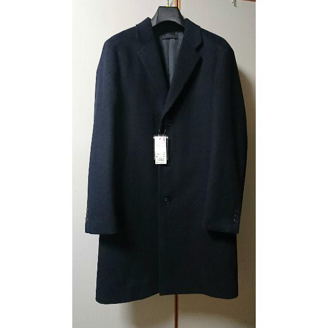UNIQLO - 新品★ユニクロ ウールカシミヤチェスターコート M ネイビー 紺★ メンズ★新作