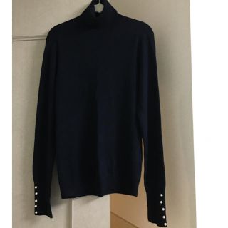 ザラ(ZARA)のゆらり様専用  ZARA パール付きタートルニット(ニット/セーター)