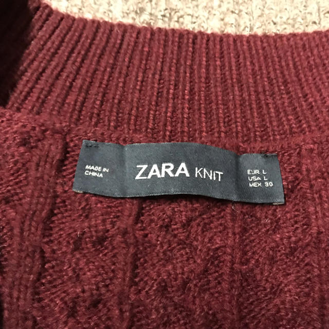 ZARA(ザラ)のニットワンピース レディースのワンピース(ひざ丈ワンピース)の商品写真