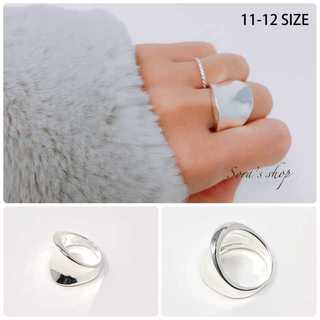*wide silver ring S925[11-12号]*JER-001(リング(指輪))