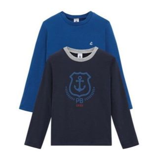 プチバトー(PETIT BATEAU)のchiko様専用♡4ans プチバトー 長袖Ｔシャツ２枚組(Tシャツ/カットソー)