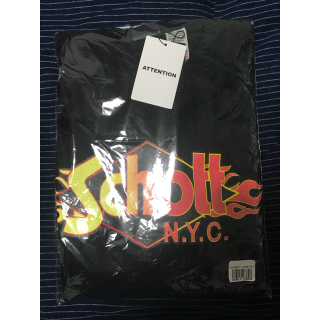 schott(ショット)のSchott ショット フレイムロゴ ロングTシャツ メンズのトップス(Tシャツ/カットソー(七分/長袖))の商品写真