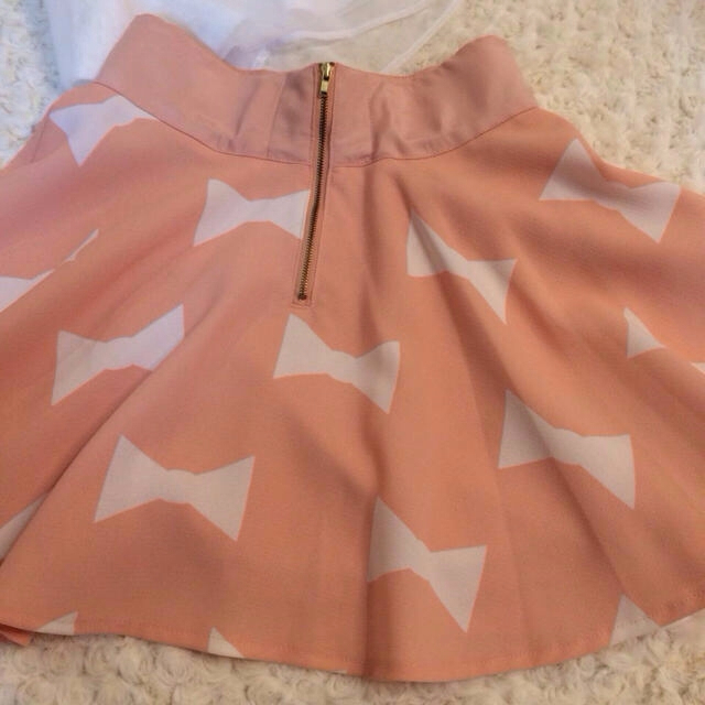 ROJITA(ロジータ)の値下げ送料込美品ロジータリボン柄スカート レディースのスカート(ミニスカート)の商品写真