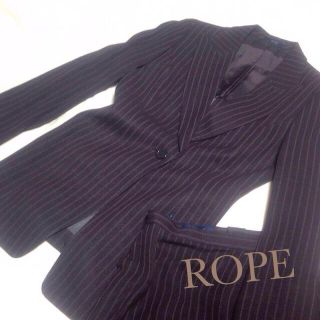 ロペ(ROPE’)のROPE ストライプスーツ 2点セット(スーツ)