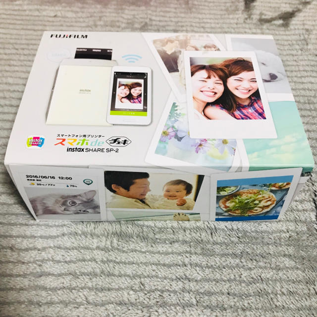 富士フイルム(フジフイルム)の[新品・未使用] スマホdeチェキ instax SHARE SP-2 スマホ/家電/カメラのカメラ(フィルムカメラ)の商品写真