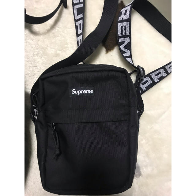 supreme 18ss shoulder bag black 