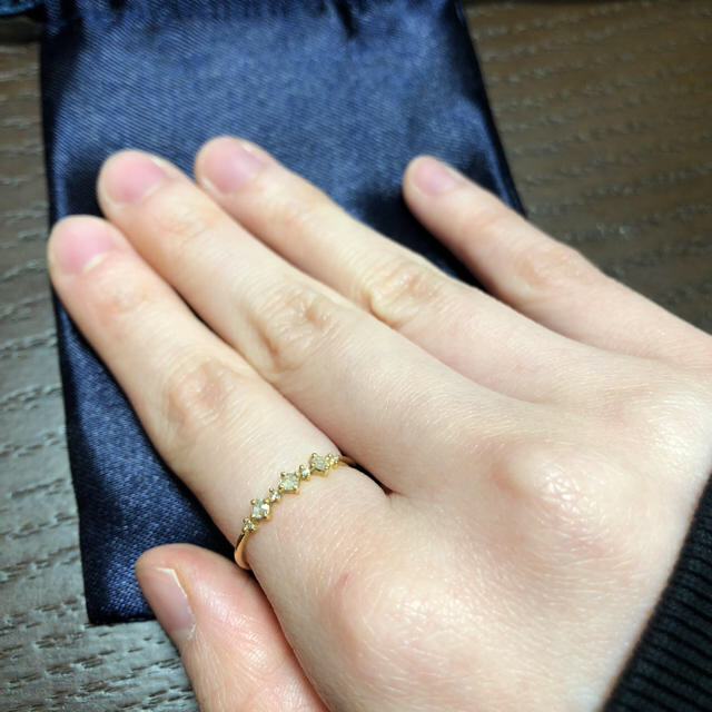 AHKAH♡エスポワールリング k18 7号 YG レディースのアクセサリー(リング(指輪))の商品写真