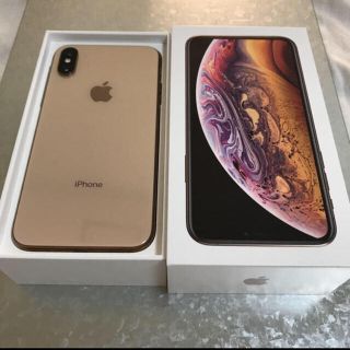 アイフォーン(iPhone)の［iPhone xs］SIMフリー 256GB ゴールド(スマートフォン本体)