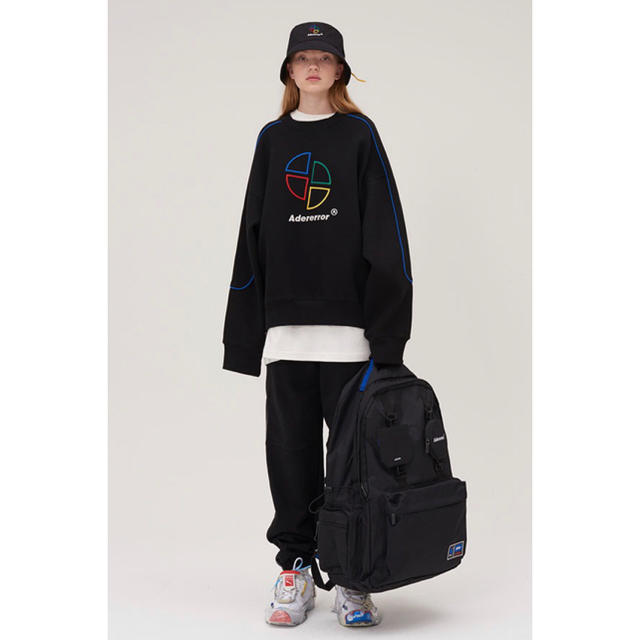 adererror 18aw Slice logo sweatshirt