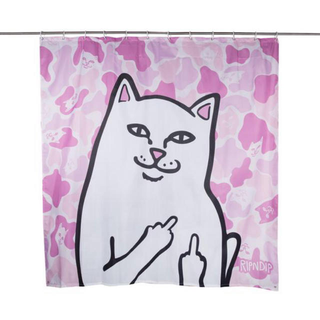 Supreme(シュプリーム)のripndip シャワーカーテン インテリア/住まい/日用品の日用品/生活雑貨/旅行(タオル/バス用品)の商品写真