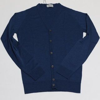 ジョンスメドレー(JOHN SMEDLEY)のミニマイティ様専用　新品 ジョンスメドレー 30G カーディガン　Lサイズ (カーディガン)