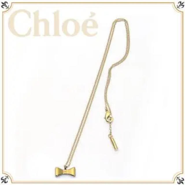 Chloe(クロエ)のChloe リボンネックレス レディースのアクセサリー(ネックレス)の商品写真