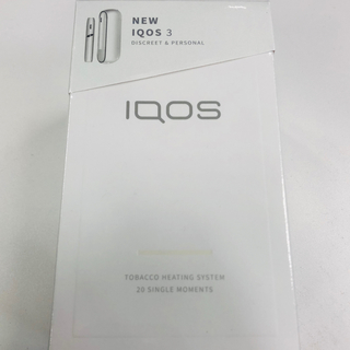 フィリップモリス(Philip Morris)の【新品未開封】新型iQOS3 白 ホワイト【未登録】(タバコグッズ)