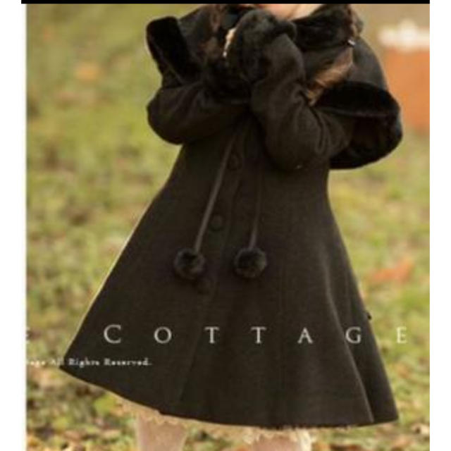 Catherine Cottage(キャサリンコテージ)のケープ付き  お嬢様コート  140 キッズ/ベビー/マタニティのキッズ服女の子用(90cm~)(コート)の商品写真