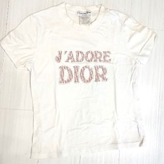 クリスチャンディオール(Christian Dior)のディオール Tシャツ 白 ピンク 半袖(Tシャツ(半袖/袖なし))