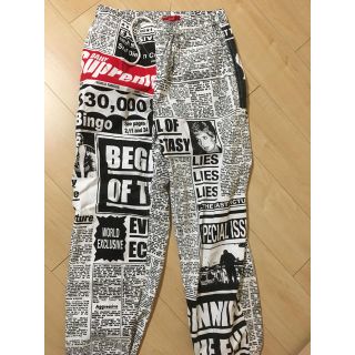 シュプリーム(Supreme)の Sサイズ supreme Newsprint Skate Pant(その他)