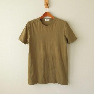 ヘルムートラング(HELMUT LANG)のヘルムートラング Tシャツ グンゼ 日本製 カーキ S(t-227)(Tシャツ/カットソー(半袖/袖なし))