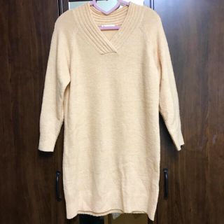 ショコラフィネローブ(chocol raffine robe)のお値下げしました chocol raffine robeのニットワンピース(ひざ丈ワンピース)