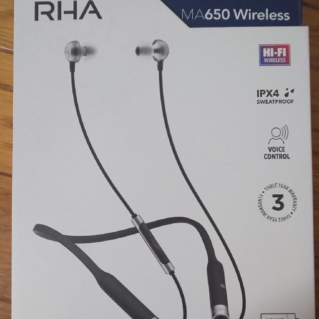 RHA MA650 Wireless 新品未開封 スマホ/家電/カメラのオーディオ機器(ヘッドフォン/イヤフォン)の商品写真