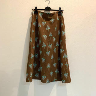 【極美品】IENA  フラワーモチーフプリントスカート