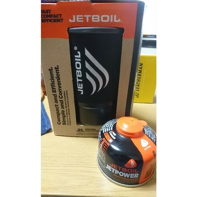 JETBOIL(ジェットボイル)のJETBOIL本体 + JETPOWER スポーツ/アウトドアのスポーツ/アウトドア その他(その他)の商品写真