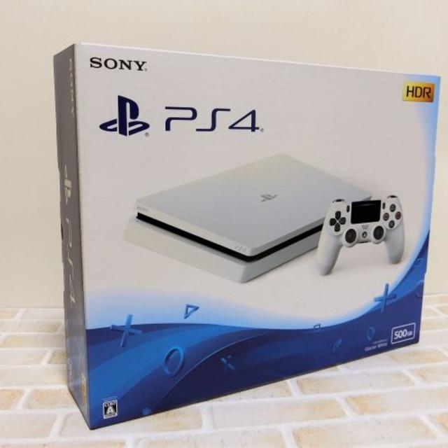 PlayStation4(プレイステーション4)のプレイステーション4 CUH-2200AB02　ホワイト　５００GB エンタメ/ホビーのゲームソフト/ゲーム機本体(家庭用ゲーム機本体)の商品写真