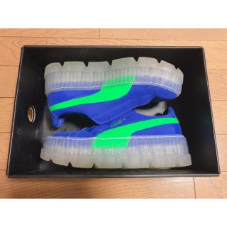 プーマ(PUMA)のFENTY PUMA BY RIHANNA スニーカー ブルー×グリーン(スニーカー)