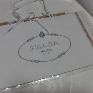 プラダ(PRADA)のプラダ直営店　ショップ紙袋＆おリボン　ショッパー　送料込(ショップ袋)