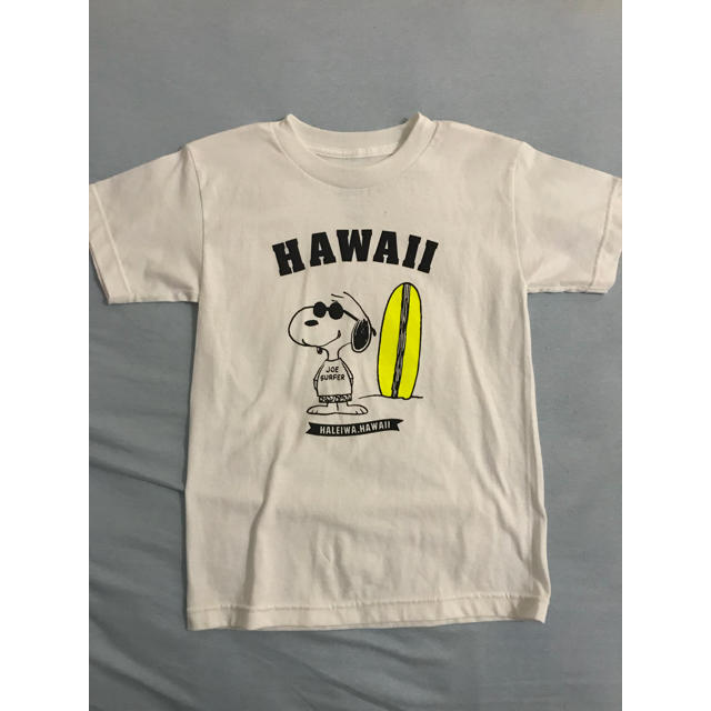 SNOOPY(スヌーピー)のスヌーピー hawaii Tシャツ リップクリーム付き レディースのトップス(Tシャツ(半袖/袖なし))の商品写真