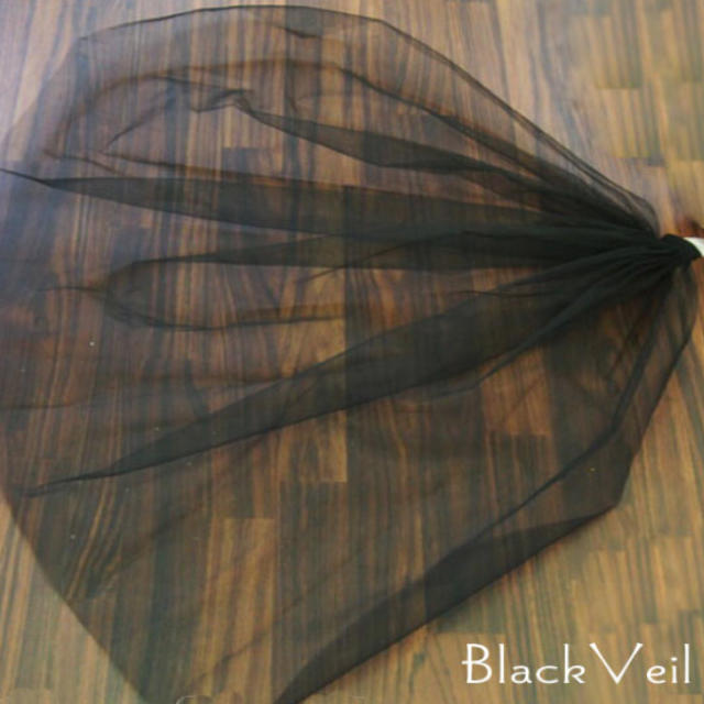 ブラックベール 黒  レディースのヘアアクセサリー(その他)の商品写真