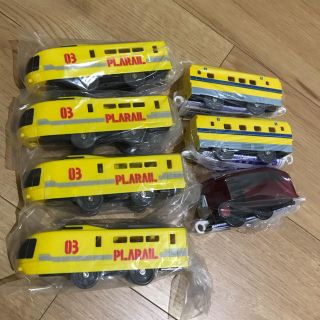 新品 黄色03後尾車4台&入場記念品 ドクターイエロー&バーティー(鉄道模型)