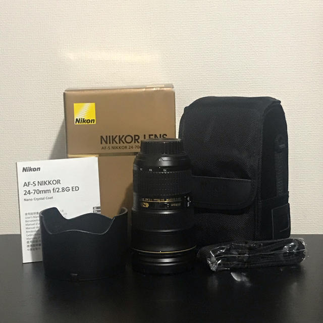 人気商品 24-70mm NIKKOR AF-S Nikon 美品 - Nikon F2.8 ED G レンズ