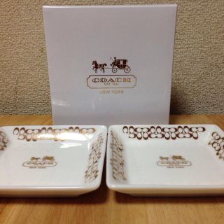 コーチ(COACH)のCOACH 角皿2枚セット(食器)