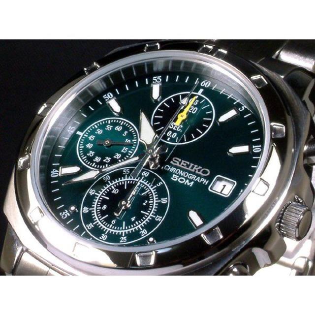 春夏新作 SEIKO - セイコー時計☆深い緑が印象的なメタリックカラー！！オシャレさを演出☆ 腕時計(アナログ)