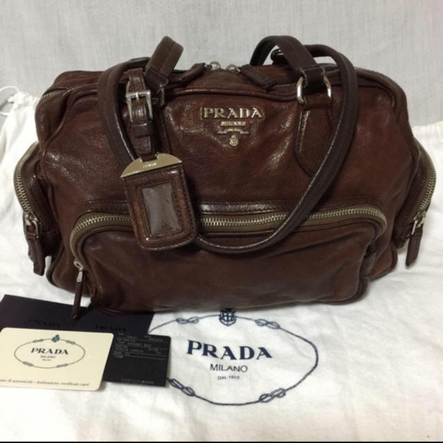 PRADA - プラダ ハンドバッグ ブラウン