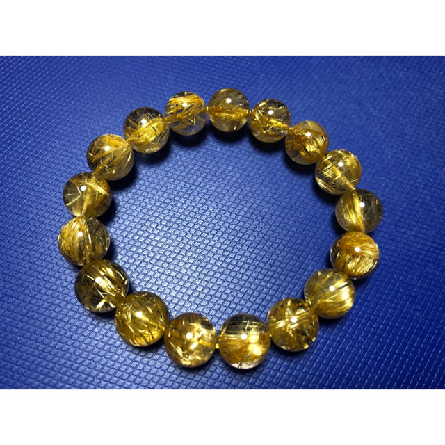 極美品♡ゴールドタイチンルチル ブレスレット | vizoobras.com.br