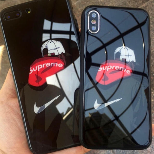 supreme iphone8plus ケース バンパー / iPhone 7.8 カバーの通販 by こんず｜ラクマ