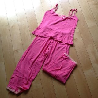 ピーチジョン(PEACH JOHN)のPJ♡ ピンクのキャミソールルームウェア(ルームウェア)