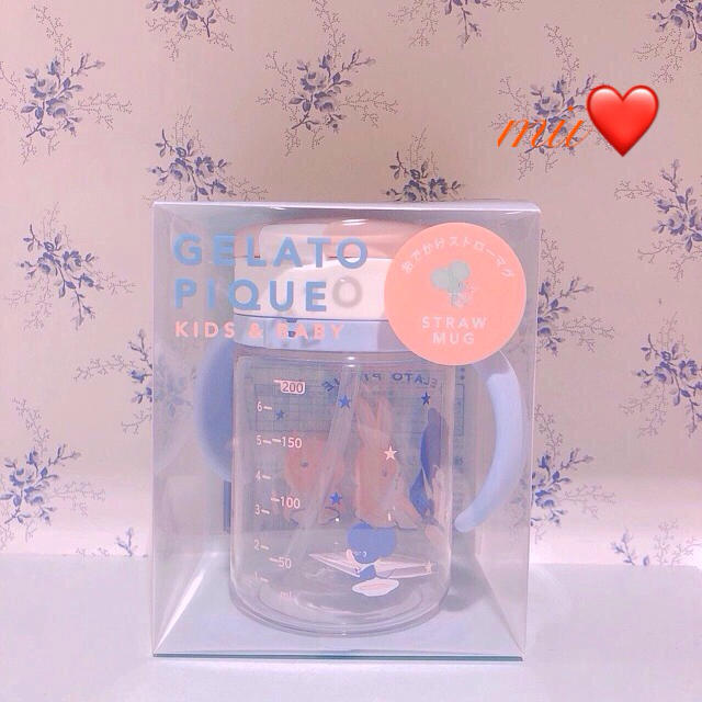 gelato pique(ジェラートピケ)の❤️即完売商品❤️新品未使用 【ジェラートピケ】 baby ストローマグ キッズ/ベビー/マタニティの授乳/お食事用品(マグカップ)の商品写真