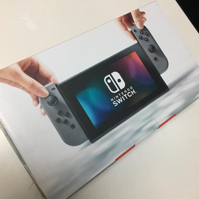 [新品未使用] Nintendo Switch本体 グレー(画面保護シート付)