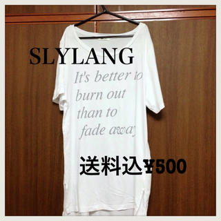 スライラング(SLY LANG)のSLYLANG Tシャツワンピ(ミニワンピース)