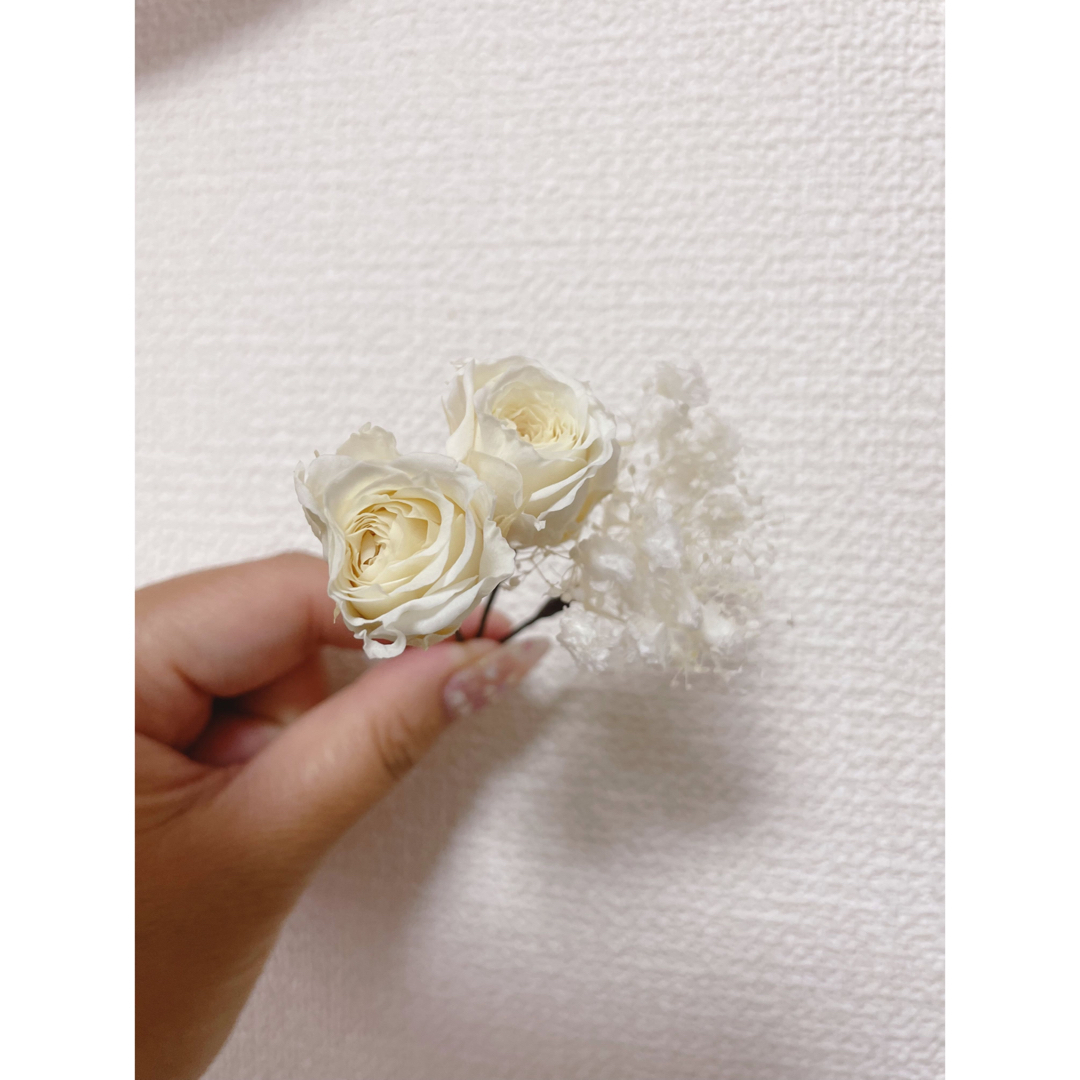 ❁*.゚かすみ草髪飾り(ドライフラワー)set♡お呼ばれ♡卒業式髪 ❁*.゚かすみ草髪飾り(ドライフラワー)set♡お呼ばれ♡卒業式髪